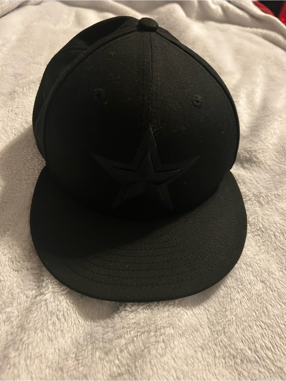 New Era Black Star Logo Snapback Hat